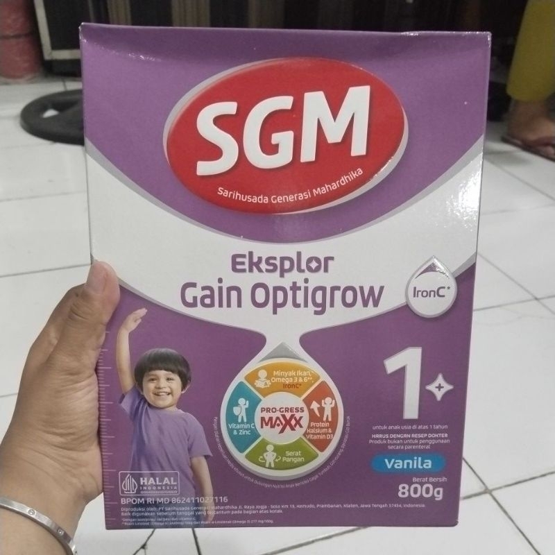 Jual SGM EKSPLOR GAIN OPTIGROW [1+,400G DAN 800G] | Shopee Indonesia