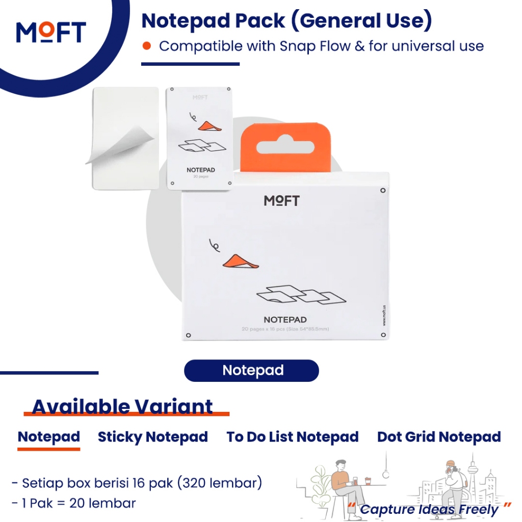 Jual MOFT Notepad Pack (General Use) | Shopee Indonesia