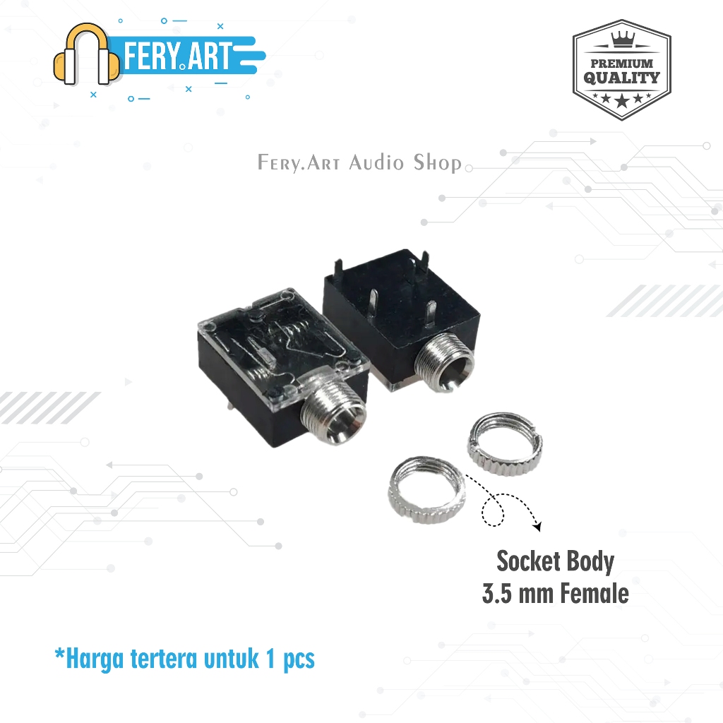 Jual Socket Mini Stereo 3.5mm female | Shopee Indonesia