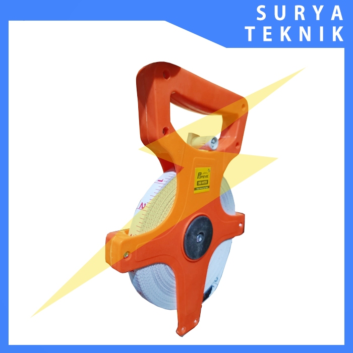 Meteran Tanah 50 -100 Meter - Meteran Tancap Gulung Roll Tanam