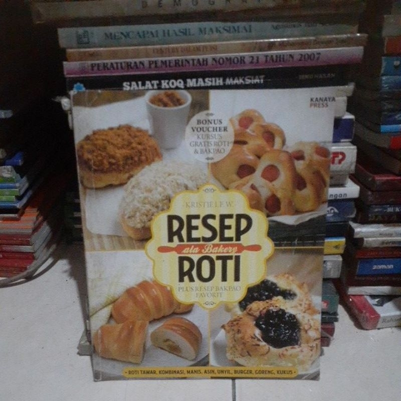 Jual RESEP ROTI ALA BAKERY PLUS RESEPBAKPAO FAVORIT | Shopee Indonesia