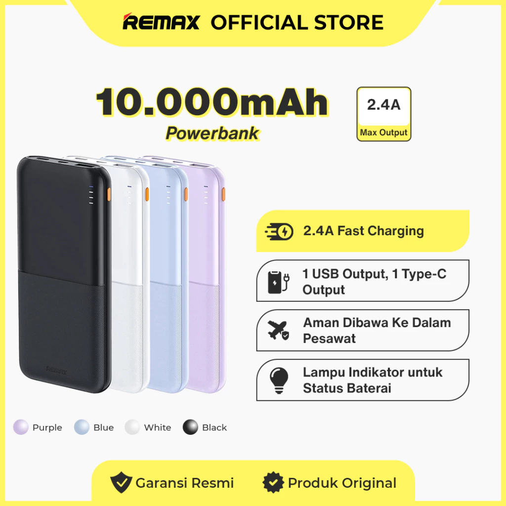Remax Powerbank Lango II Series 10000mAh 2,4A (PD) RPP-23