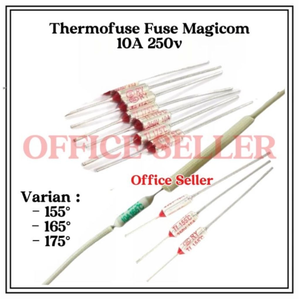 Jual THERMOFUSE FUSE MAGICOM / RICE COOKER 155° 165° 175° 10A 250V ...