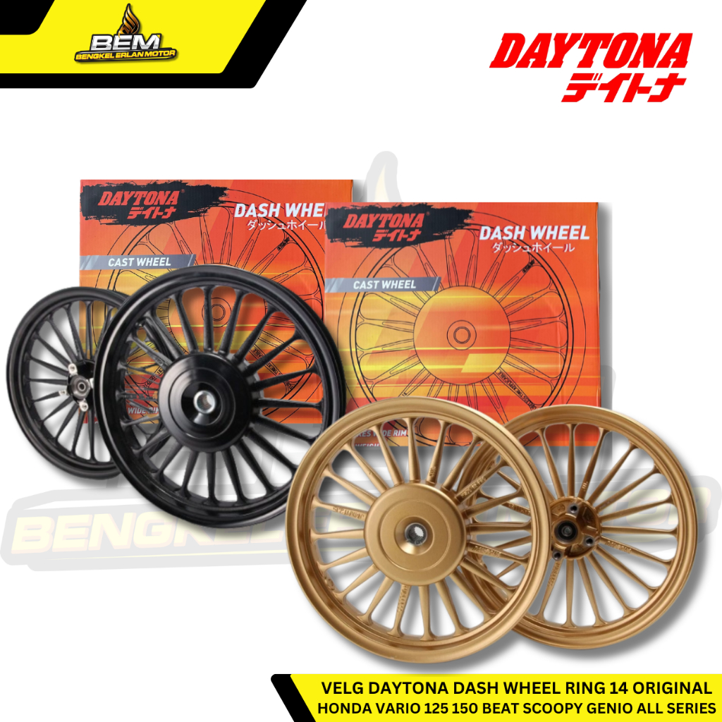 Jual VELG DAYTONA DASH WHEEL BEAT FI/ESP,SCOOPY FI/ESP,VARIO 110,SPACY ...