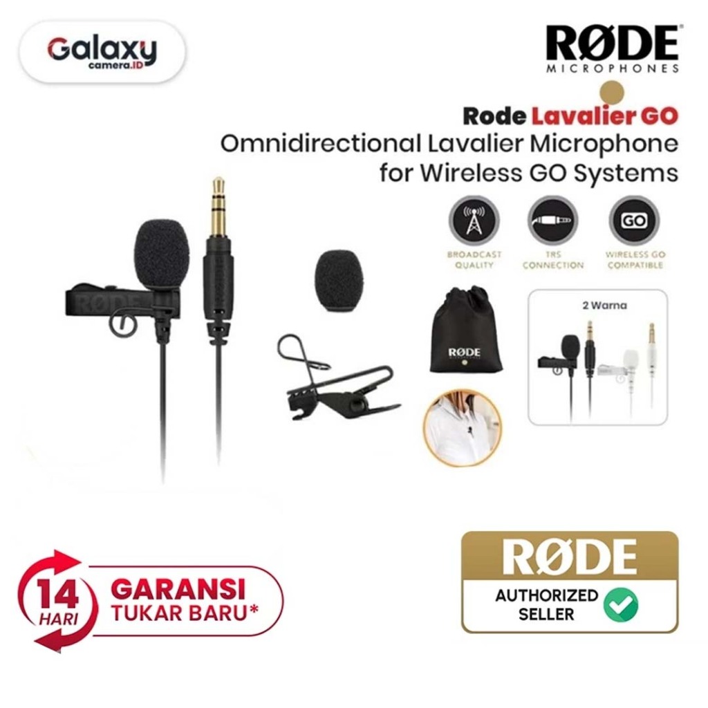 Jual Rode Lavalier GO Microphone | Shopee Indonesia