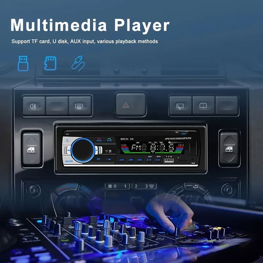 Jual Tape Audio Radio Mobil Multifungsi Bluetooth Version USB MP3 FM ...
