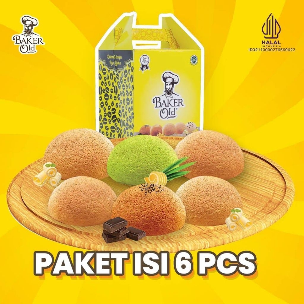 Jual Paket Lengkap Reguler (isi 6 roti mix 1 keju + box) | Shopee Indonesia