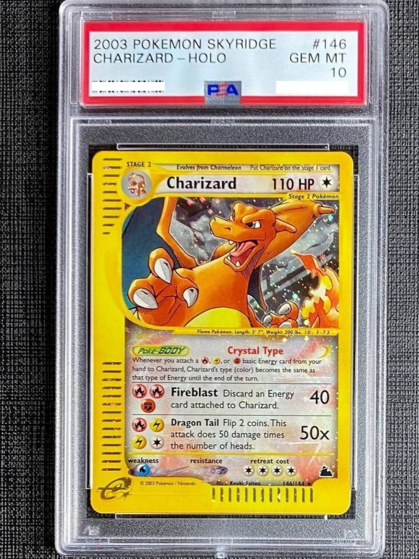 Jual Kartu Pokemon Card - Charizard Crystal Skyridge Holo PSA 10 ...