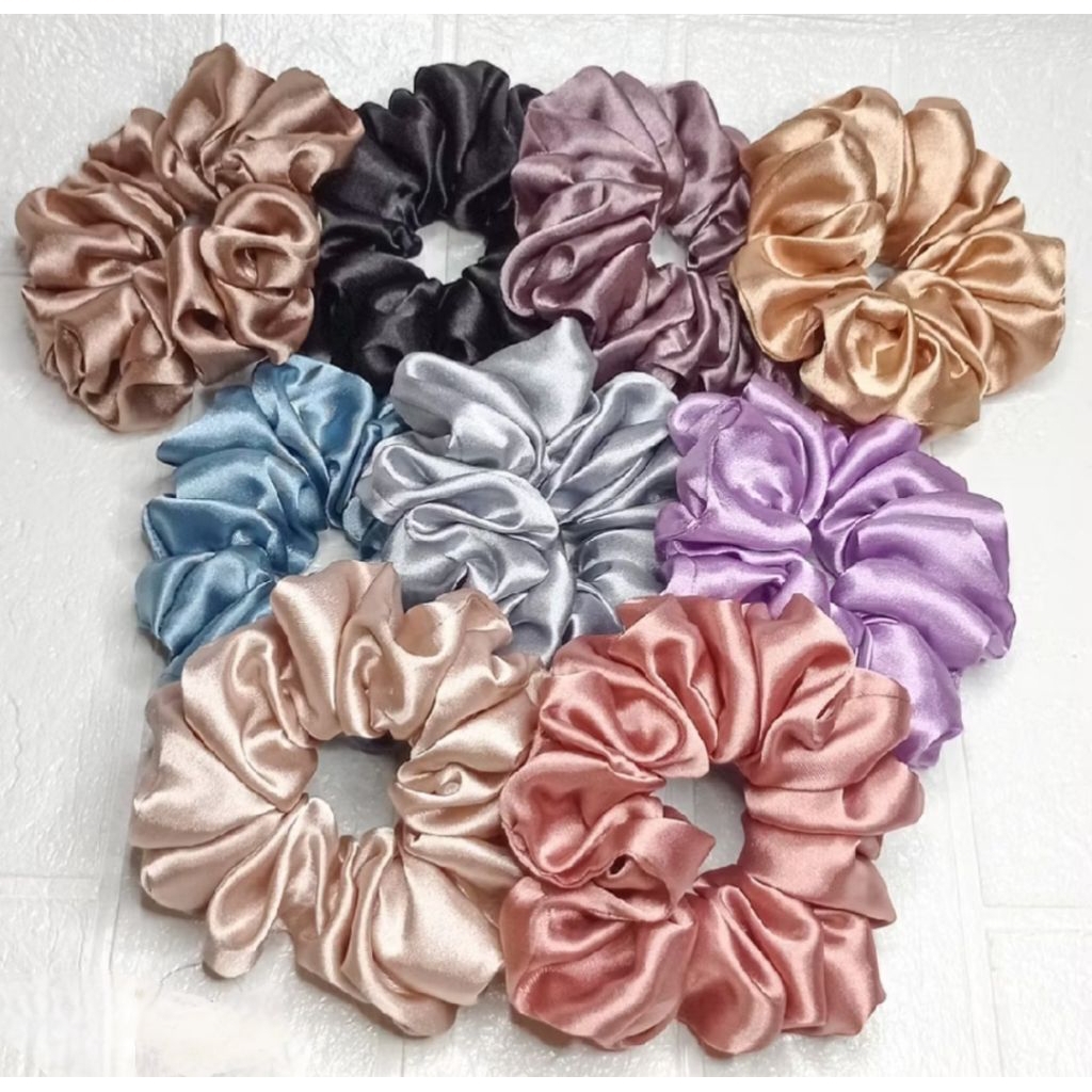 CEPOL HIJAB BRUKAT RENDA TILE IKAT RAMBUT SCRUNCHIE