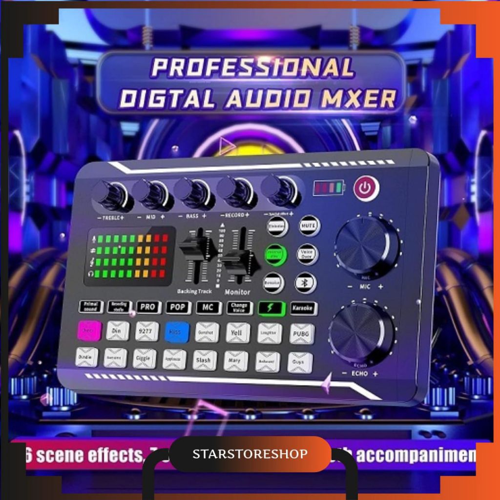 Jual [ SSS ] Soundcard Sound Card F998 Live Mixer Audio Broadcast ...