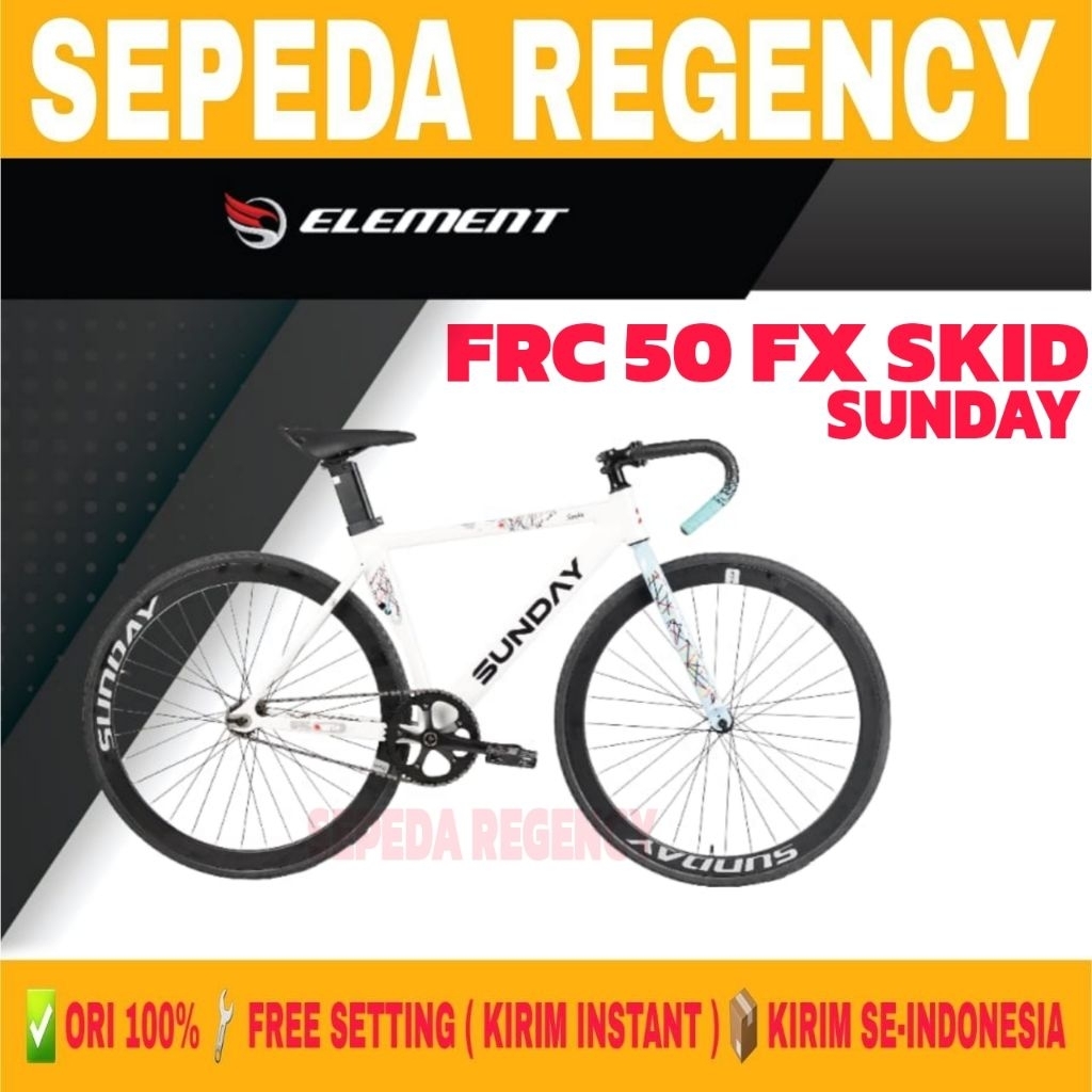 Jual Sepeda Fixie ELEMENT FRC 50 FX SUNDAY SKID 700C Doltrap Urban Bike ...