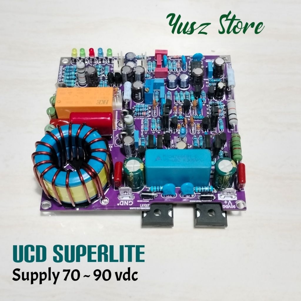 Jual UCD Superlite Tanpa Heatsink Class D Discrete Kit Power Amplifier ...