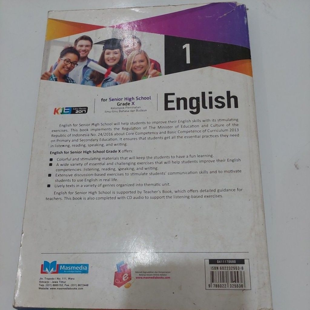 Jual ENGLISH FOR SENIOR HIGH SCHOOL GRADE X | Shopee Indonesia