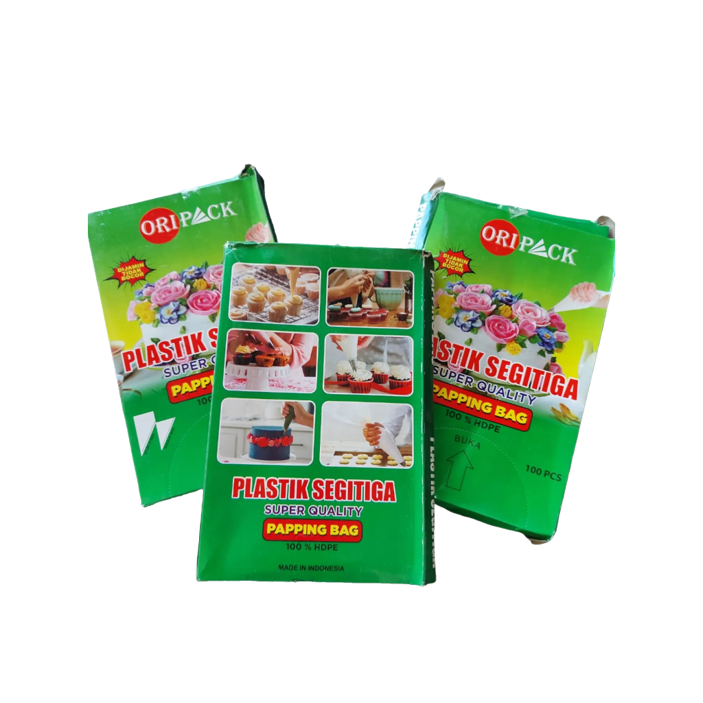 Jual Plastik Segitiga Oripack Isi 100 lembar | Shopee Indonesia