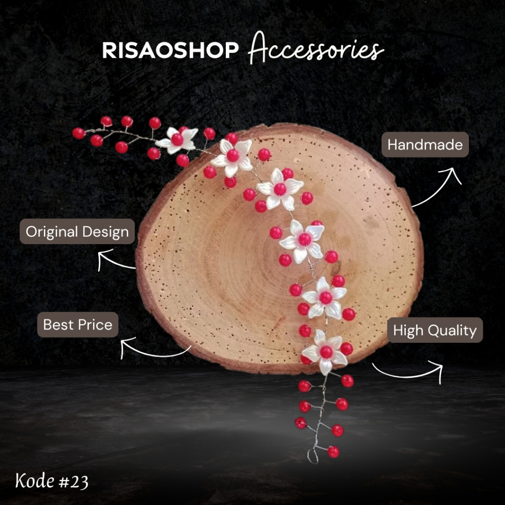 Jual Headpiece | bando | bandana manik manik | mahkota tiara rambut ...