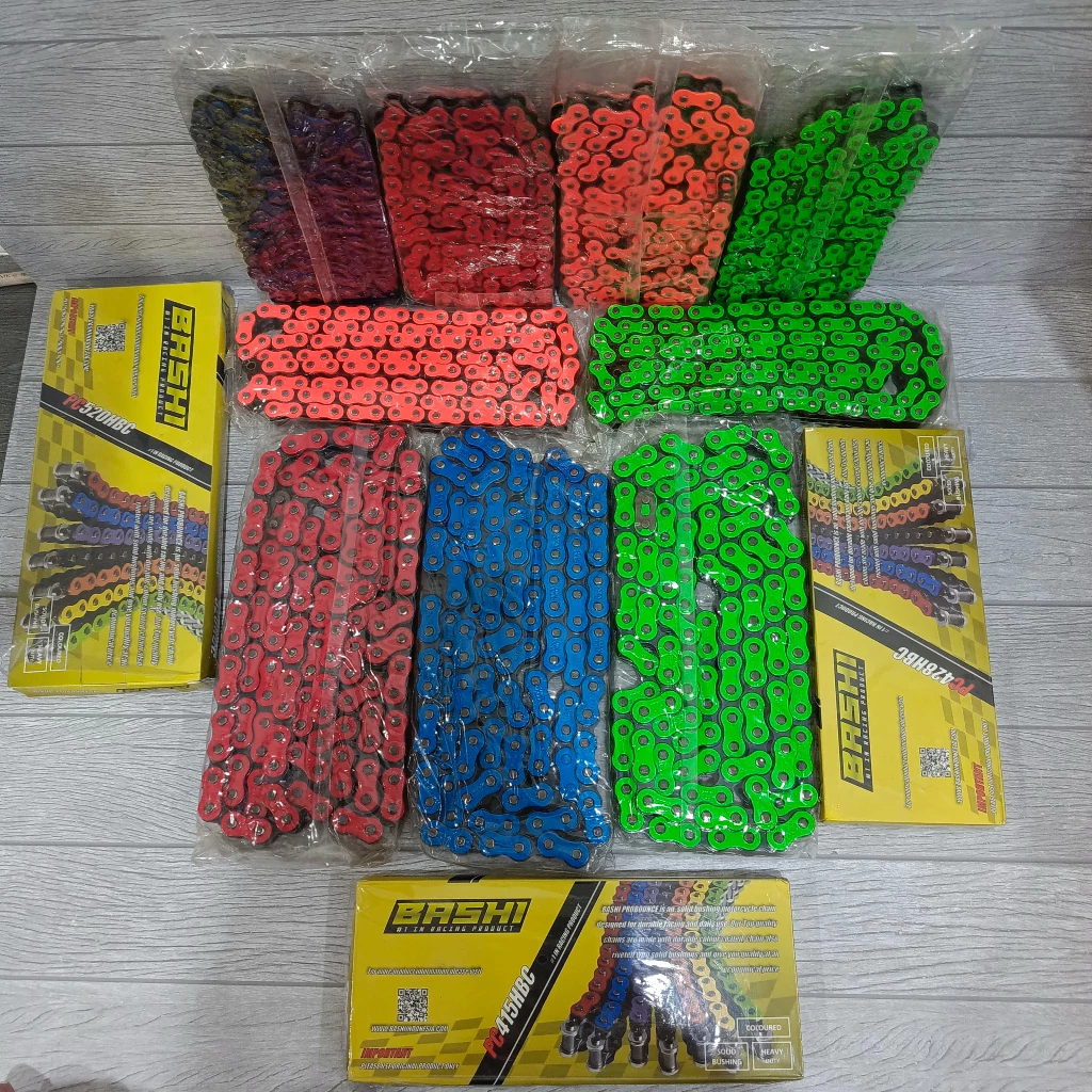 Jual Rantai Gear Motor Warna 130L Heavy Duty Solid Bushing Bashi ...