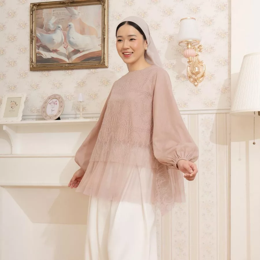 Syahita Dusty Pink Tops