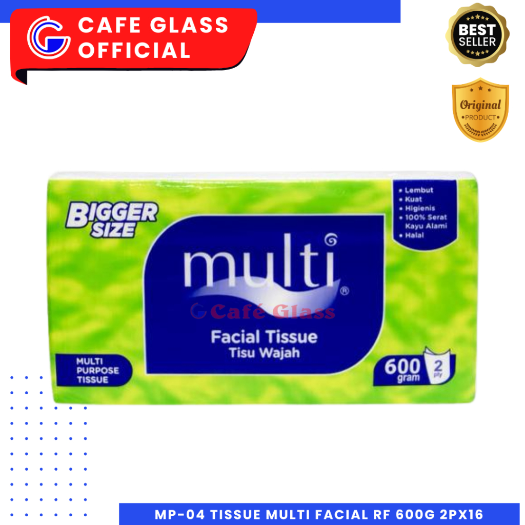 Tissue Kering Multi Jumbo - Tisu Wajah Besar Dan Lembut - Mp-04 Tissue Multi Facial 600 Gram 2 Ply