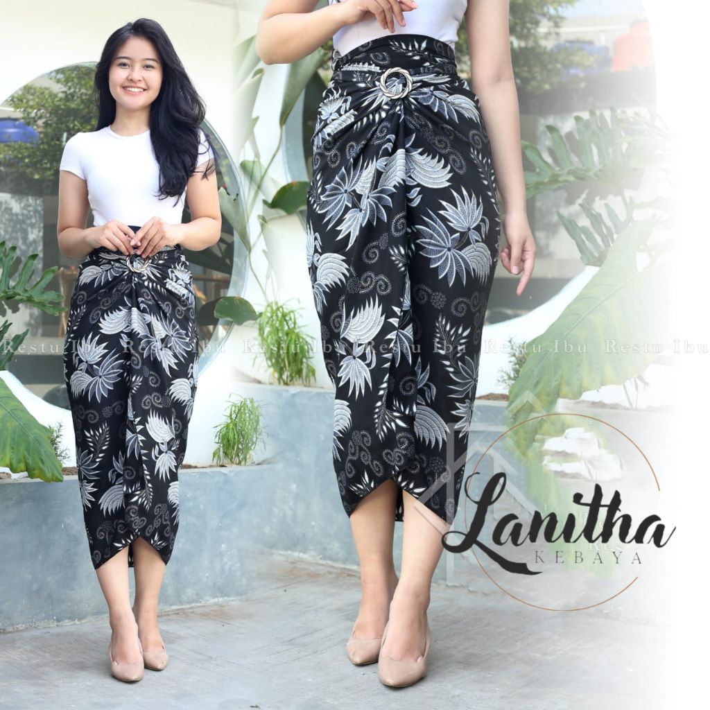Rok Lilit Batik Rok Batik Lilit Bawahan Kebaya Lilit Batik Free Ring Rok  Lilit