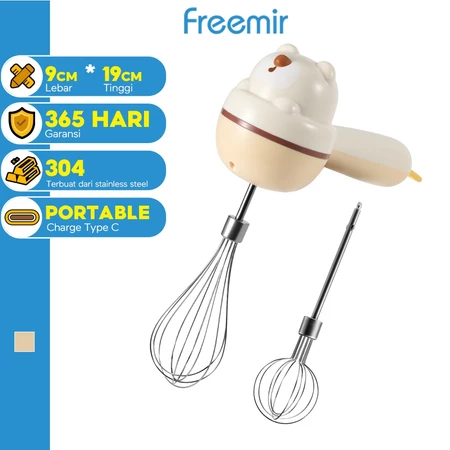 Freemir hand mixer mini karakter lucu