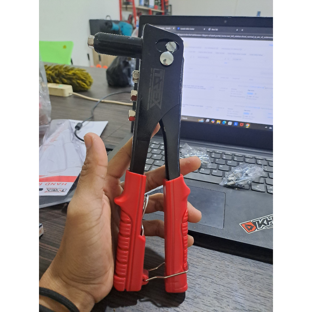 Jual Tang Rivet Alumunium Tembakan Gun Stang Rifet Ripet Besi Baja ...