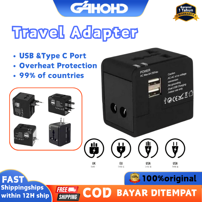 Jual Travel Conversion Plug Global General Conversion Plug ...