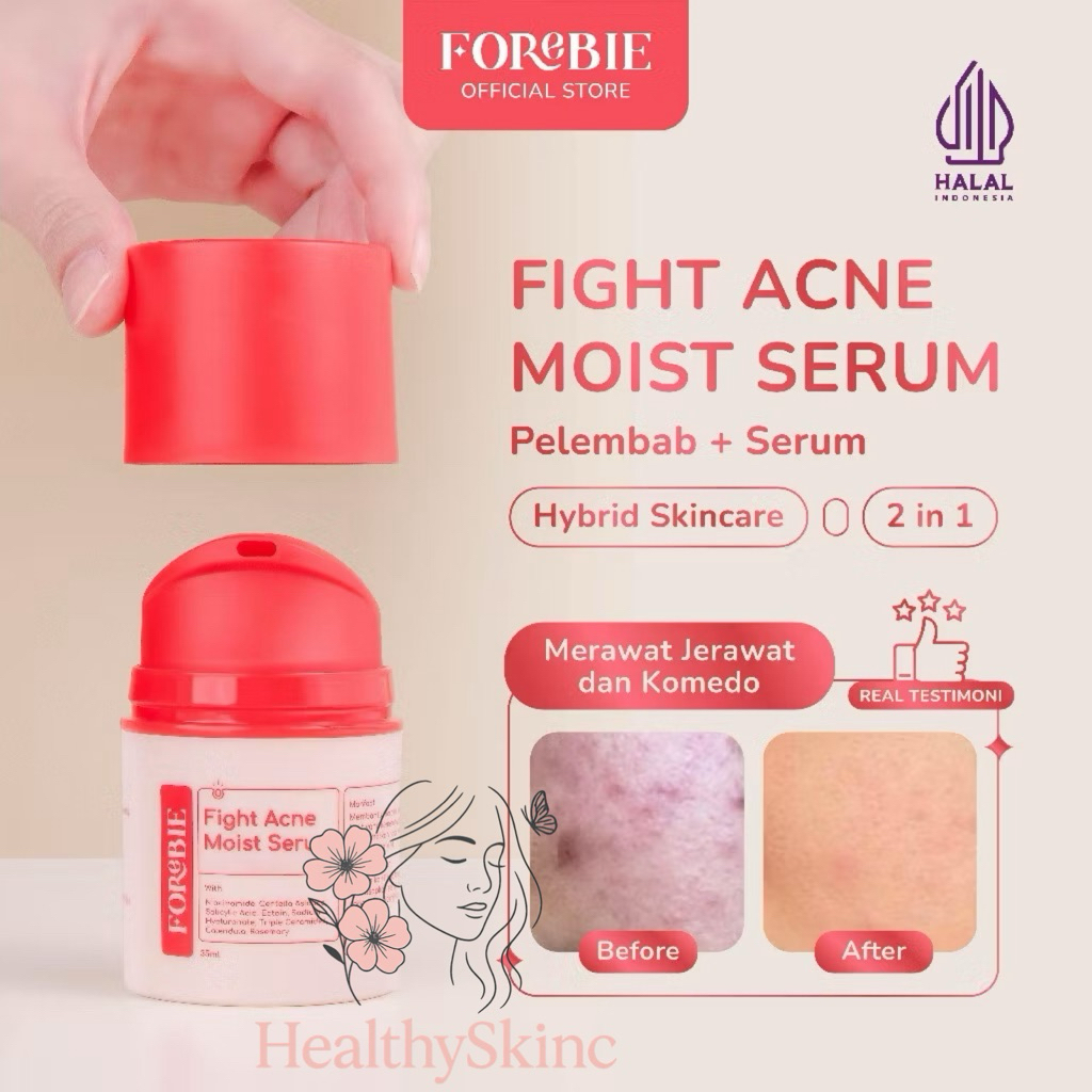 Jual Forebie Fight Acne Moist Serum 35ml | Shopee Indonesia
