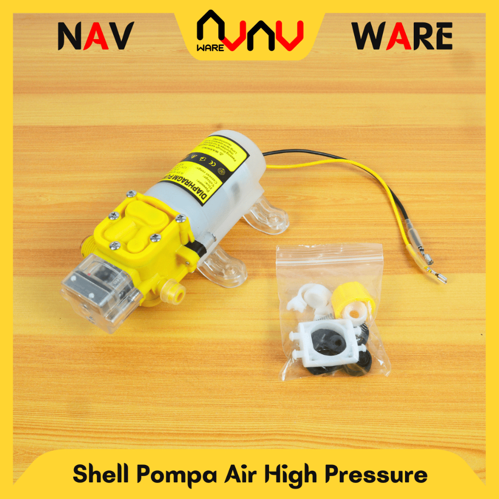 Jual Shell Pompa Air DC 12V High Pressure Car Washing Water Diaphragm ...