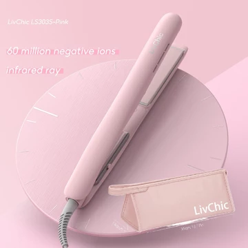 LivChic 2IN1 LS303 Catok Rambut Untuk Meluruskan Keriting Ringan Alat Pengeriting Rambut