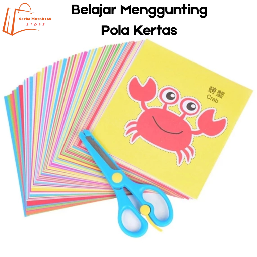 Jual SB168 Paper Cutting Set Mainan Menggunting Gambar Kertas /Belajar ...