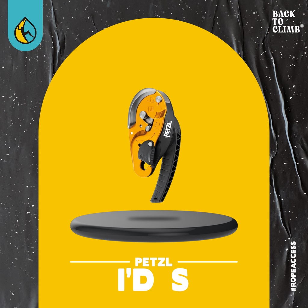 Jual PETZL ID S Descender New Version – Rope Access Rescue Safety ...