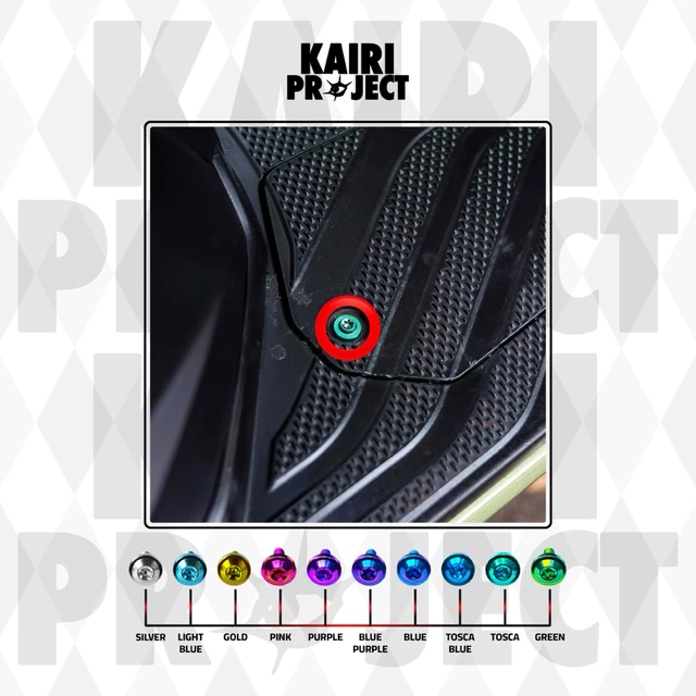 Baut Titanium Cover Aki Vario 125/150 Original - Aksesoris Sepeda Motor
