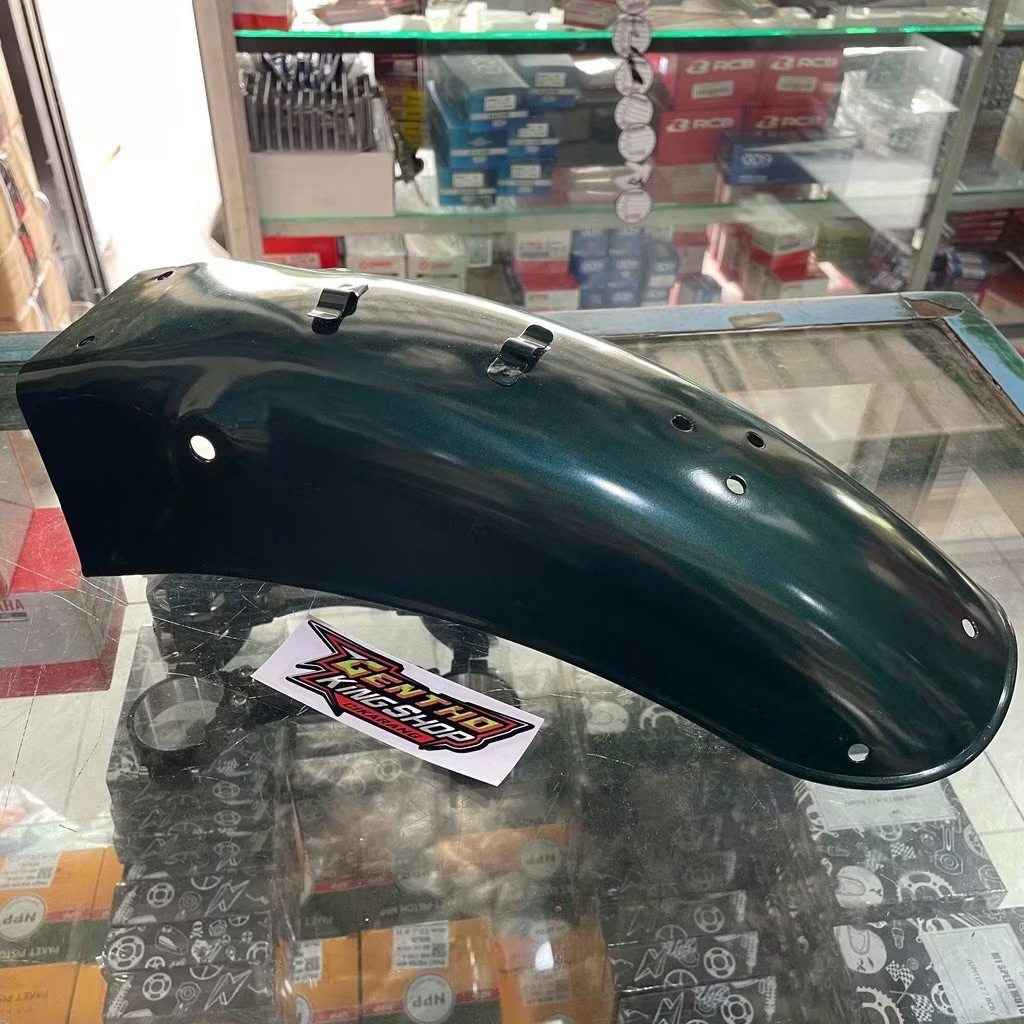 Jual SPAKBOR BELAKANG BESI YAMAHA RX KING BAHAN TEBAL WARNA hijau botol ...