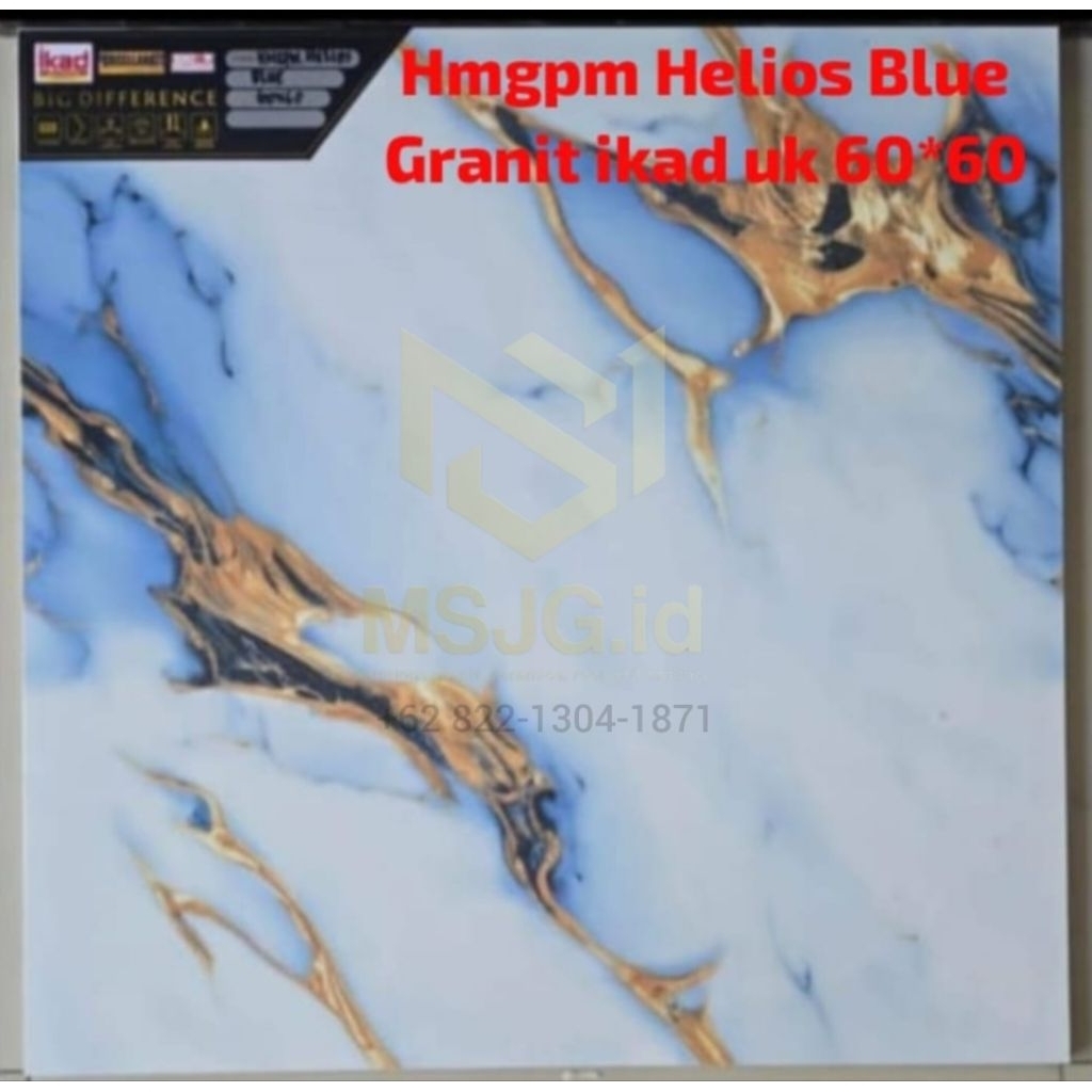 Jual Granit Murah 60x60 Ikad HMGPM Helios Blue | Shopee Indonesia