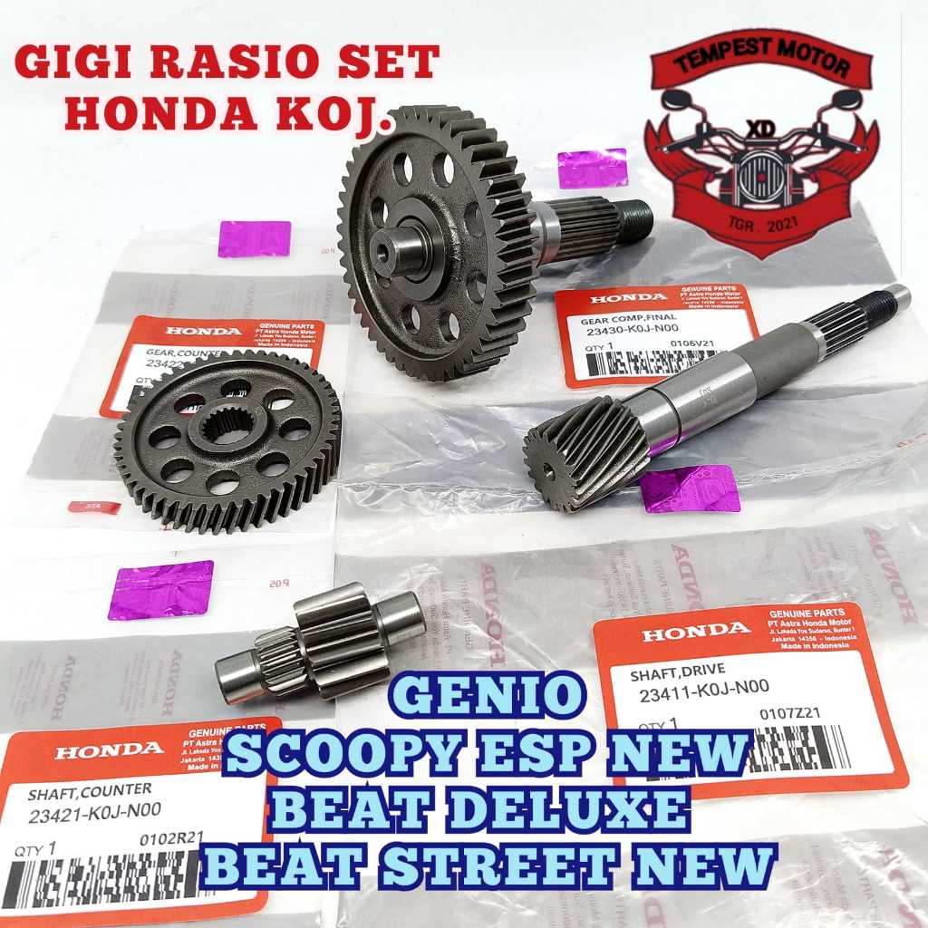 Jual GER RASIO ORI GENIO GIGI RASIO HONDA KOJ GIGI RASIO BEAT DELUXE ...