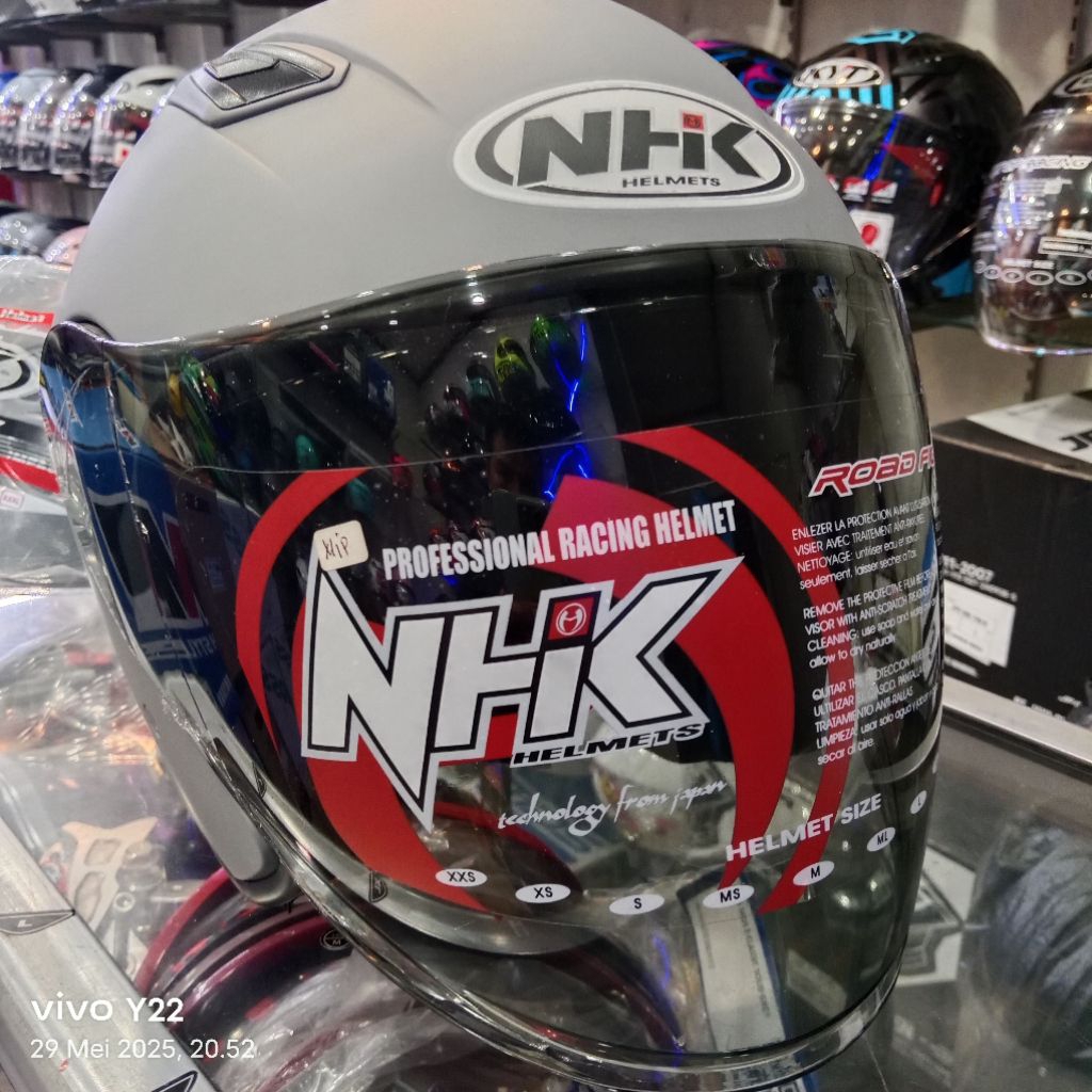 Jual KACA/VISOR NHK R1 MAX/R1 ELITE ORIGINAL | Shopee Indonesia