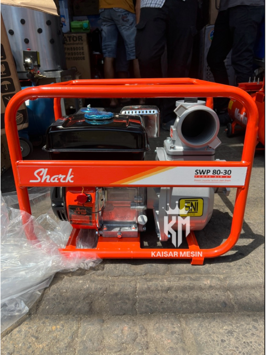Jual MESIN POMPA AIR IRIGASI SHARK POMPA SEDOT AIR 3 INCH ALKON SPWP 80 ...