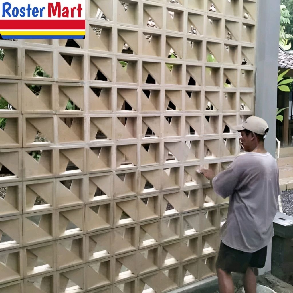 Jual ROSTER MART - Roster Beton Minimalis , Roster Motif ZIGZAG 20x20 ...