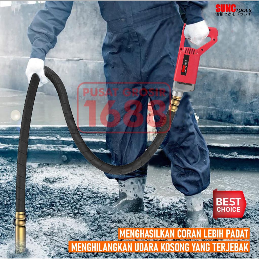 Jual SUNC TOOLS Mesin Vibrator Listrik Pemadat Cor Semen Beton Tembok ...