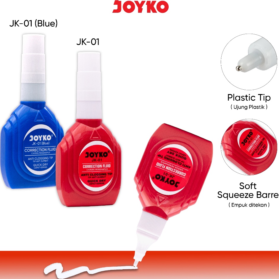 Jual Flash Sale JOYKO CORRECTION FLUID JK1TIPEX CAIR JOYKO JK1 TIPX ...