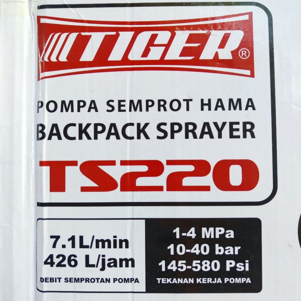 Jual Tiger 20 Liter TS220 TS 220 Mesin Knapsack Power Sprayer Semprot ...