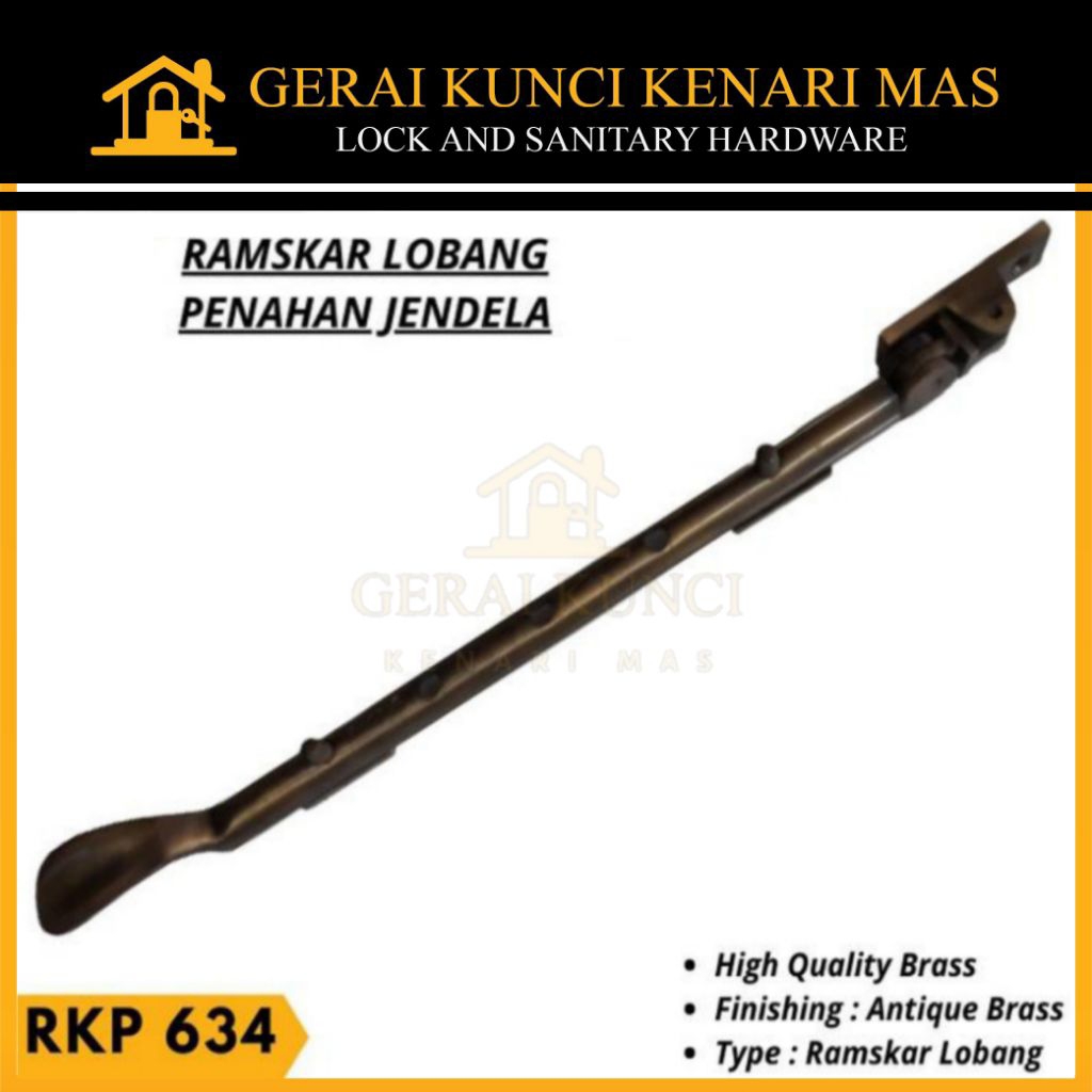 Jual PALOMA RKP 634 Penahan Jendela Ramskar Lamskar Lubang Antik ...