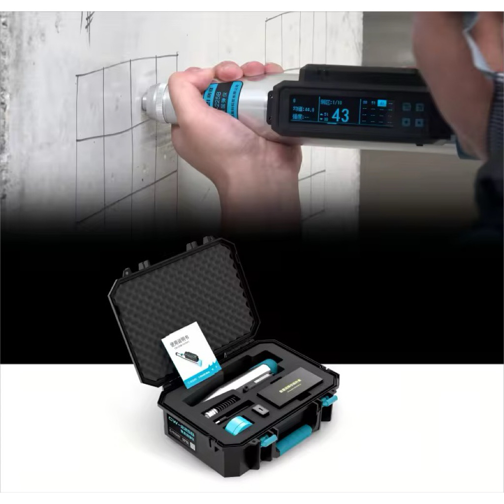 Jual Hammer Test Schmidt Cewel CW-225B Deteksi Laser Modul Lithium Palu ...