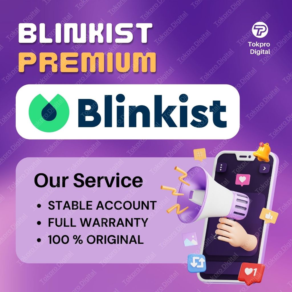 Jual Blinkist 1 Month Premium Account Shopee Indonesia