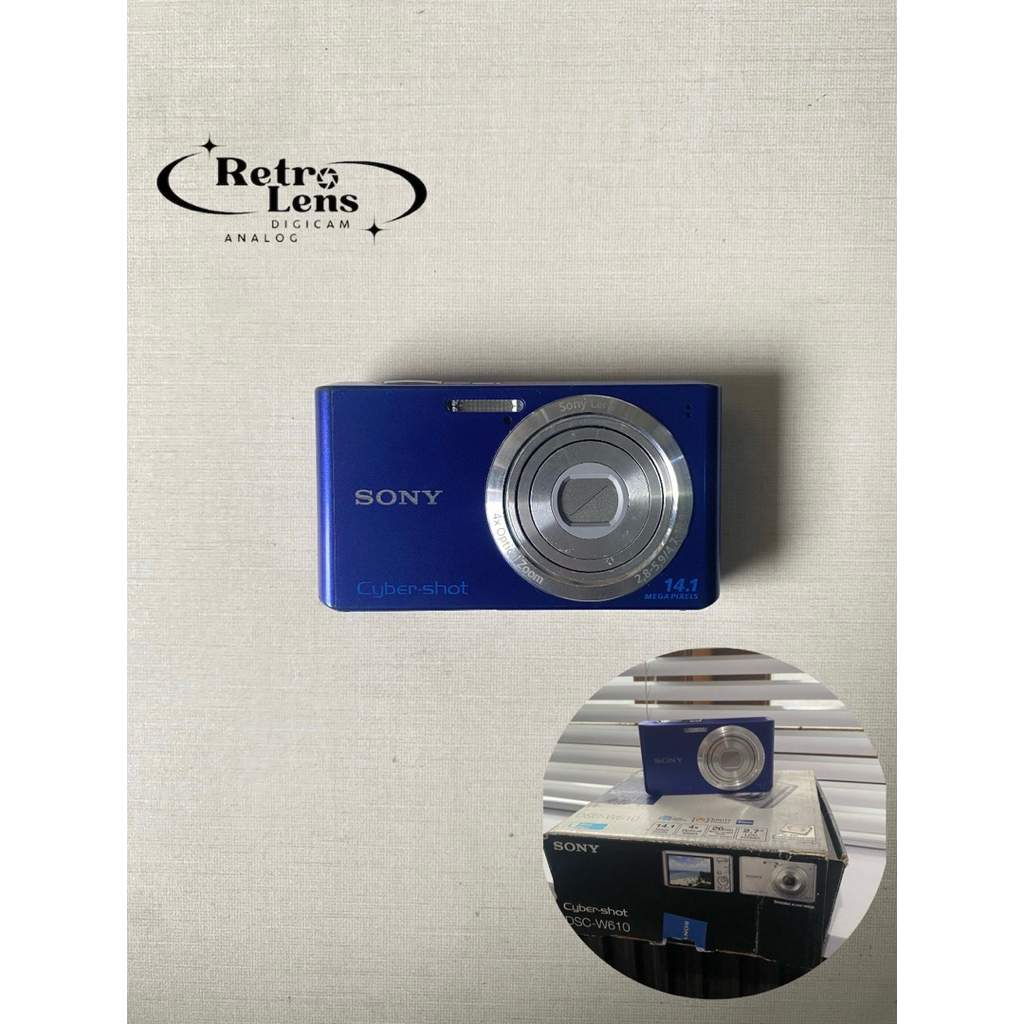 Jual JUAL DIGICAM - Sony Cybershot DSC W610 - no minus fullset | Shopee ...