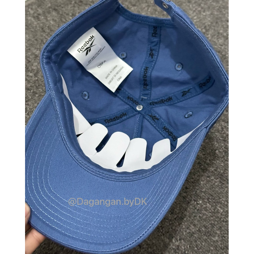 Jual Topi Reebok Cap Running Original 100% Biru Coral (Limited ...