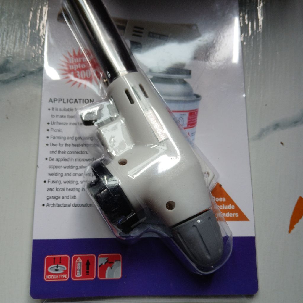 Jual Flame Gun Kepala Gas Torch Portable Las Api Pemantik | Shopee ...