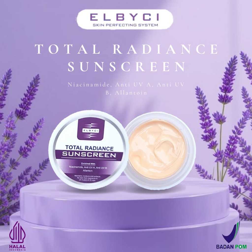 Jual TOTAL RADIANCE SUNSCREEN - NEW ELBYCI SKINCARE | Shopee Indonesia