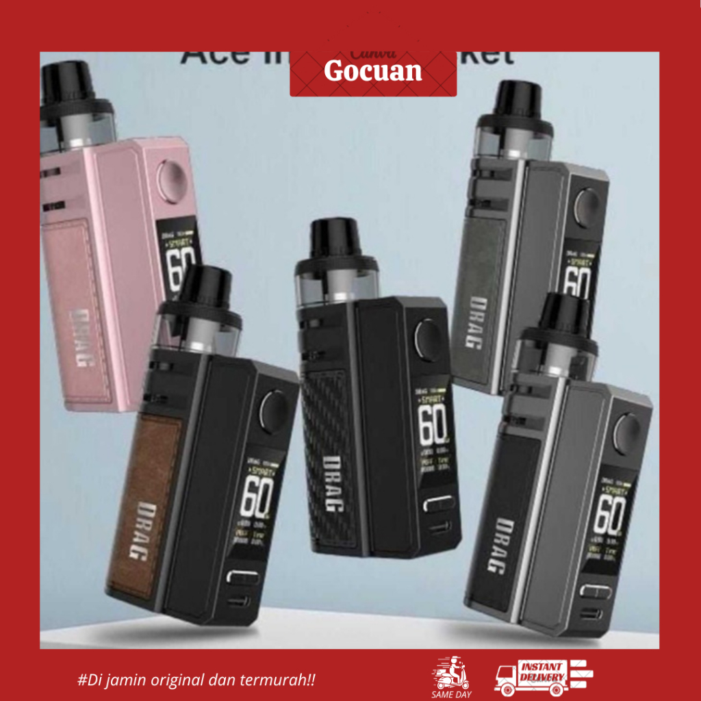 Jual DRAG E60 POD MOD DRAG E60 KIT POD MOD 60W DRAG E60 POD MOD KIT ...