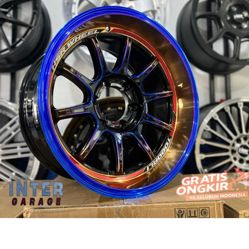 Jual VELG MOBIL HSR R18 TOBOALI HSR R18X95 H6X139,7 ET-5 RAINBOW PAJERO ...